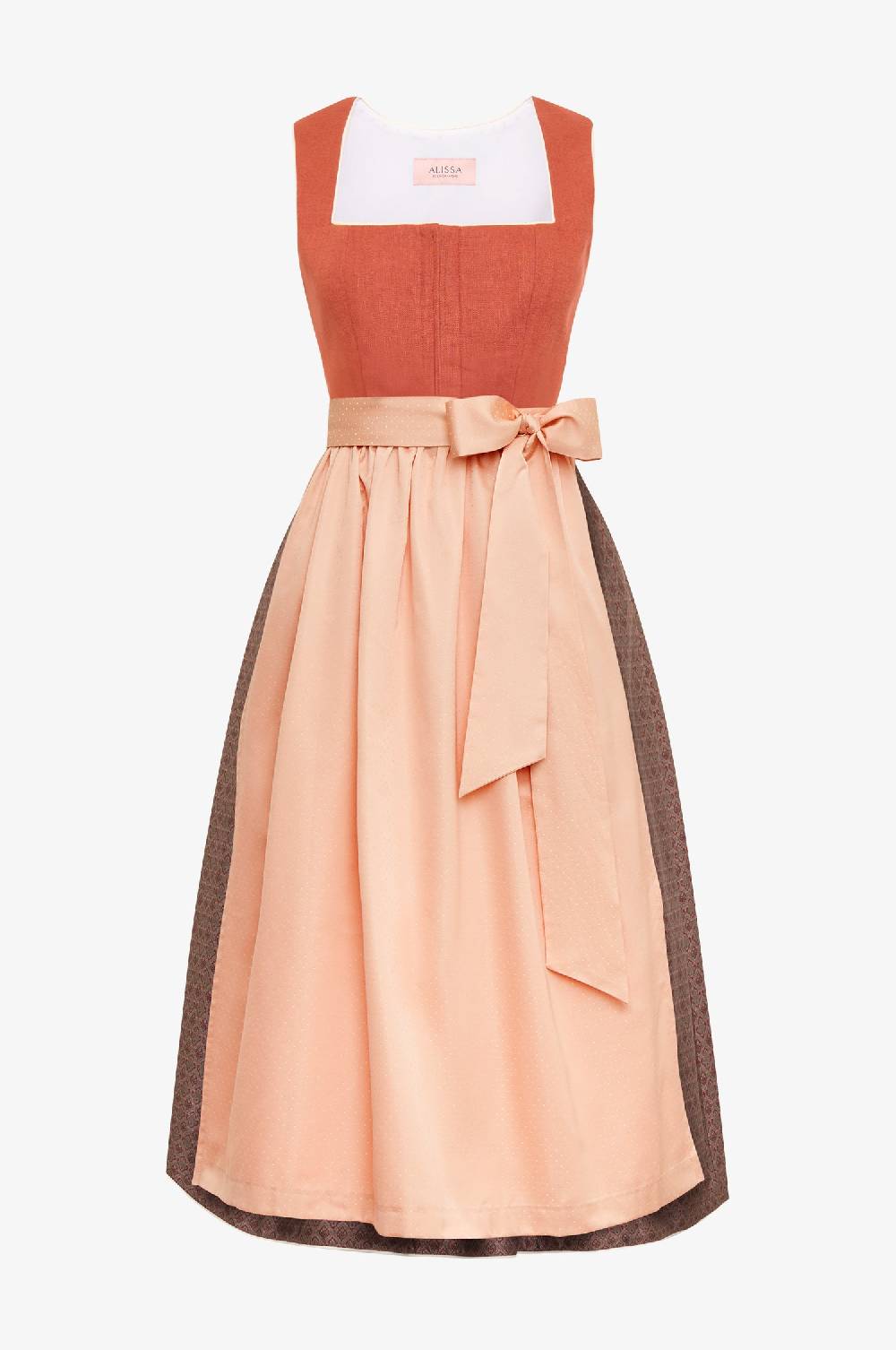 Kinga Mathe Dirndl Tara in Kupfer Auslauf