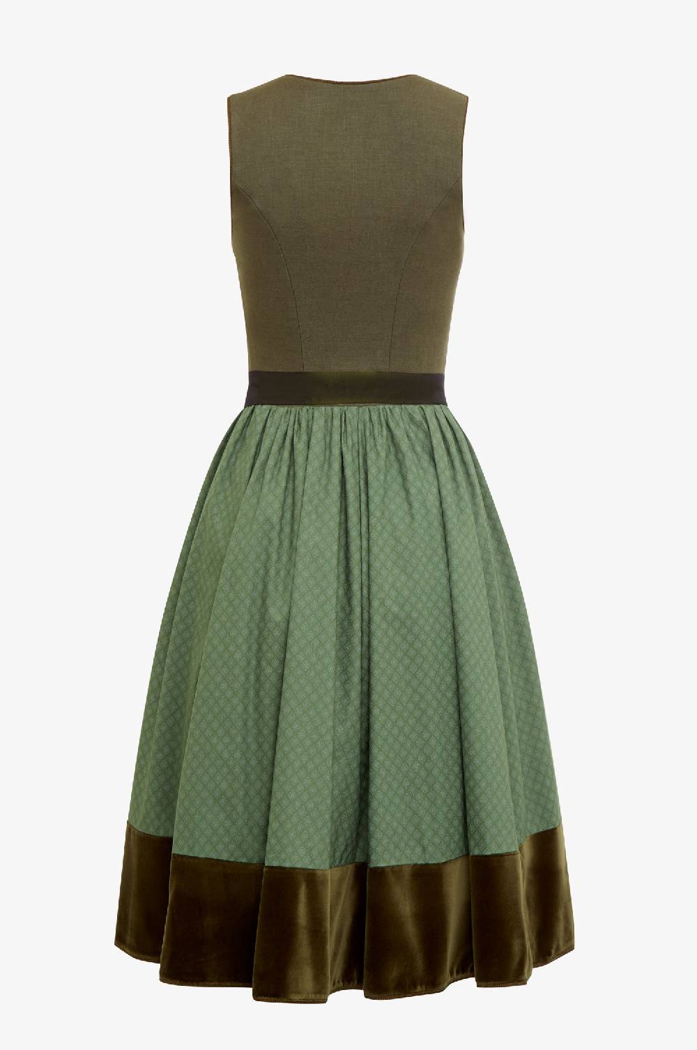 Kinga Mathe Jubiläumsdirndl in Olive Räumungsverkauf