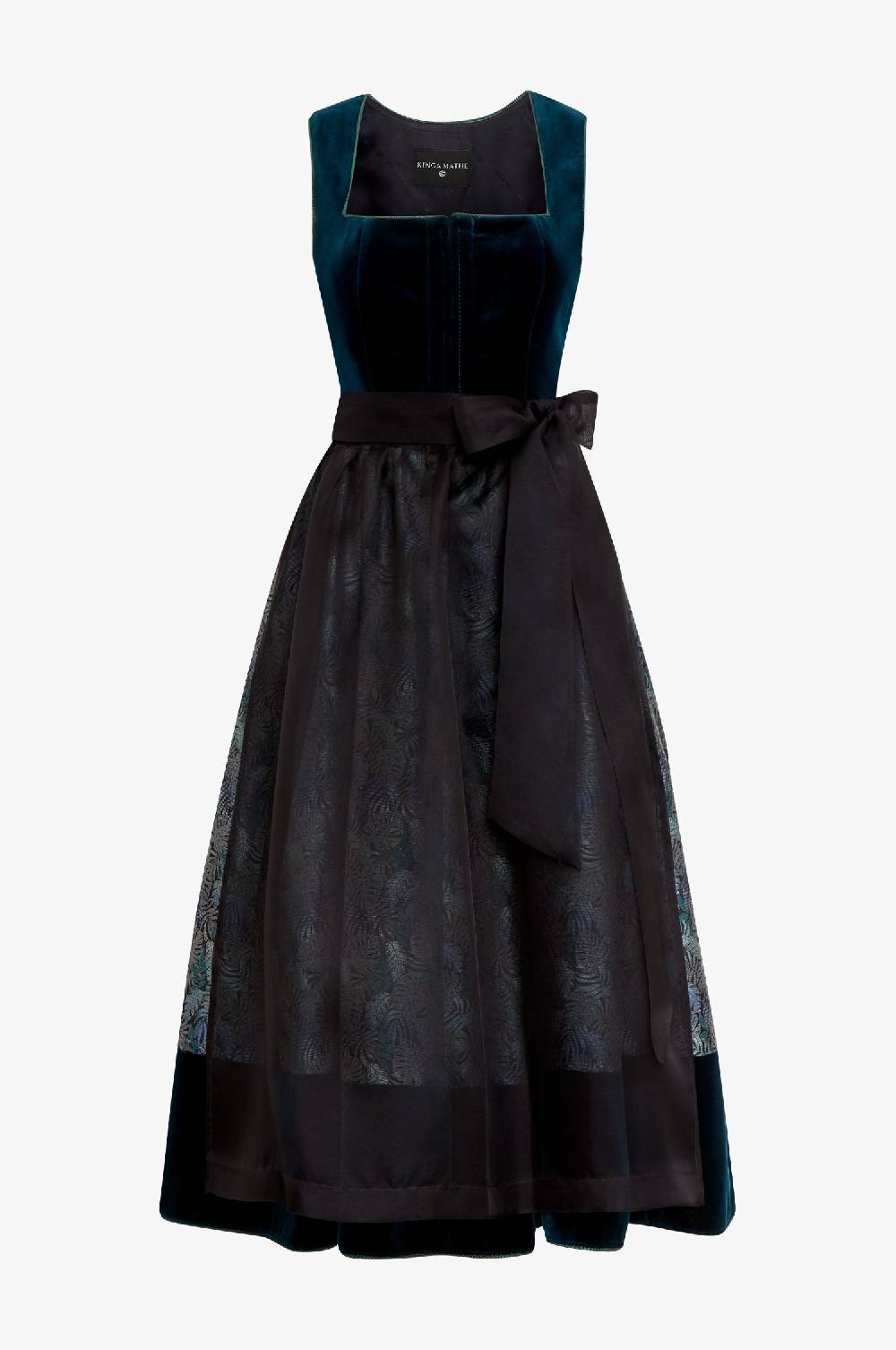 Kinga Mathe Dirndl Zamora in Petrol Tiefpreis