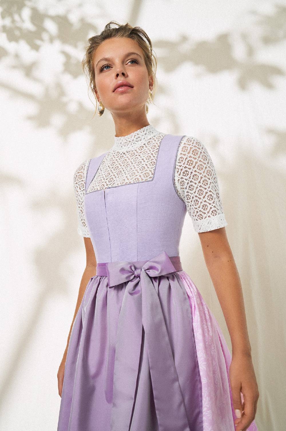 Kinga Mathe Dirndl Almeria in Flieder Clearance-Verkauf