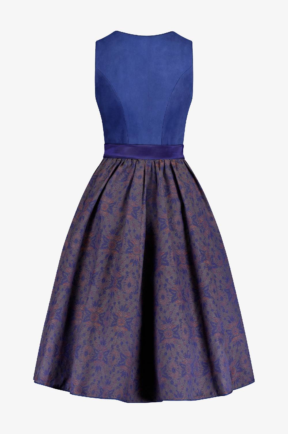 Kinga Mathe Lederdirndl Panama in Blau Meist gekauft