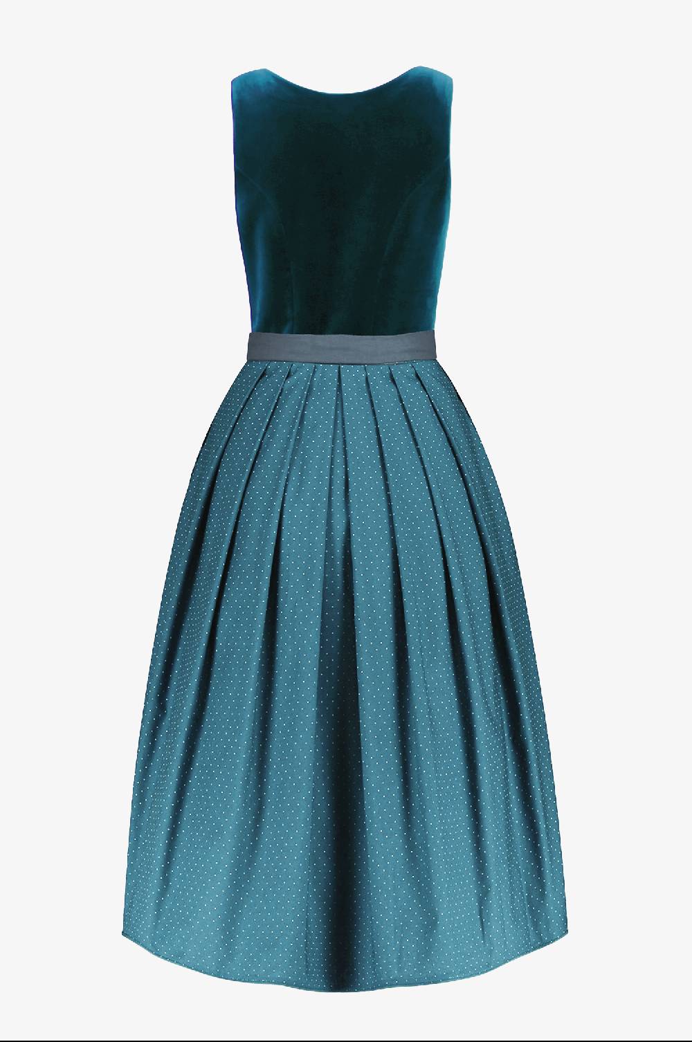 Kinga Mathe Dirndl Alice in cyan Fabrikpreis