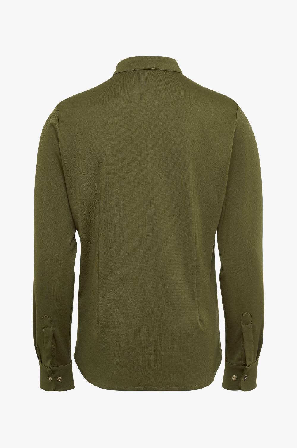 Kinga Mathe Jersey Hemd Leo in Olive Top Angebot