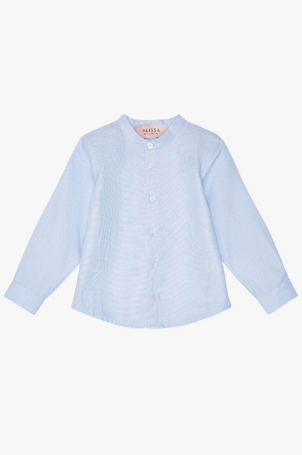 Kinga Mathe Knabenhemd Fin in hellblau Blitzangebot