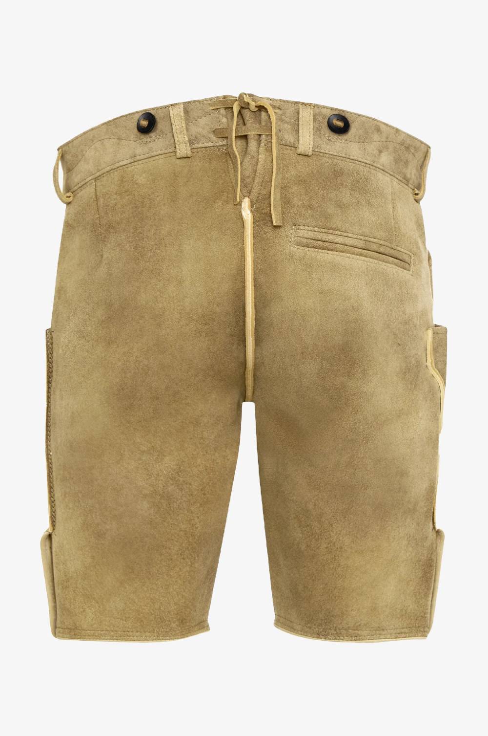 Kinga Mathe Hirsch Lederhose Leopold in Granit Super Sparpreis