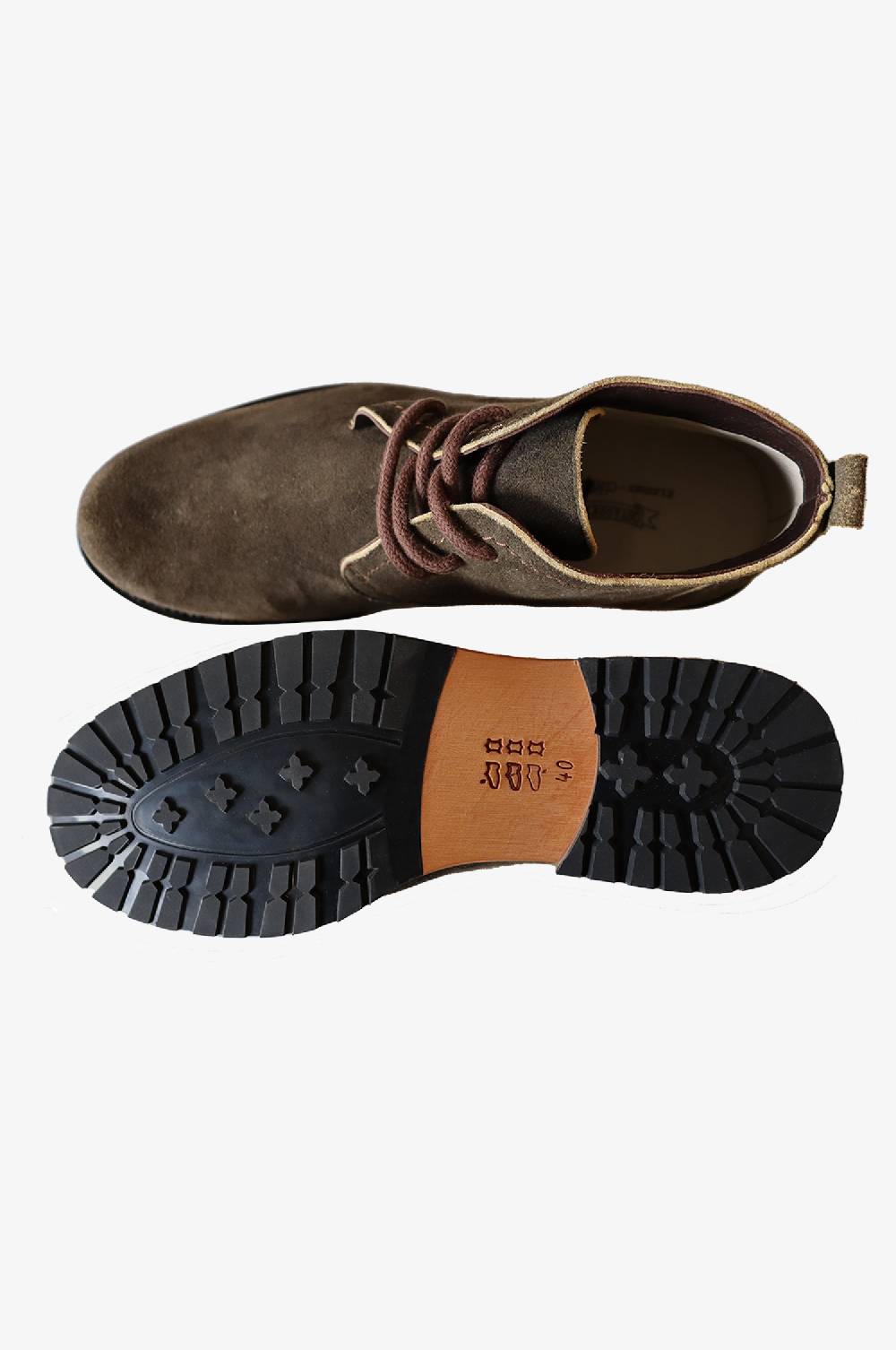 Kinga Mathe Veloursleder Trachtenschuhe in Olive zollfrei