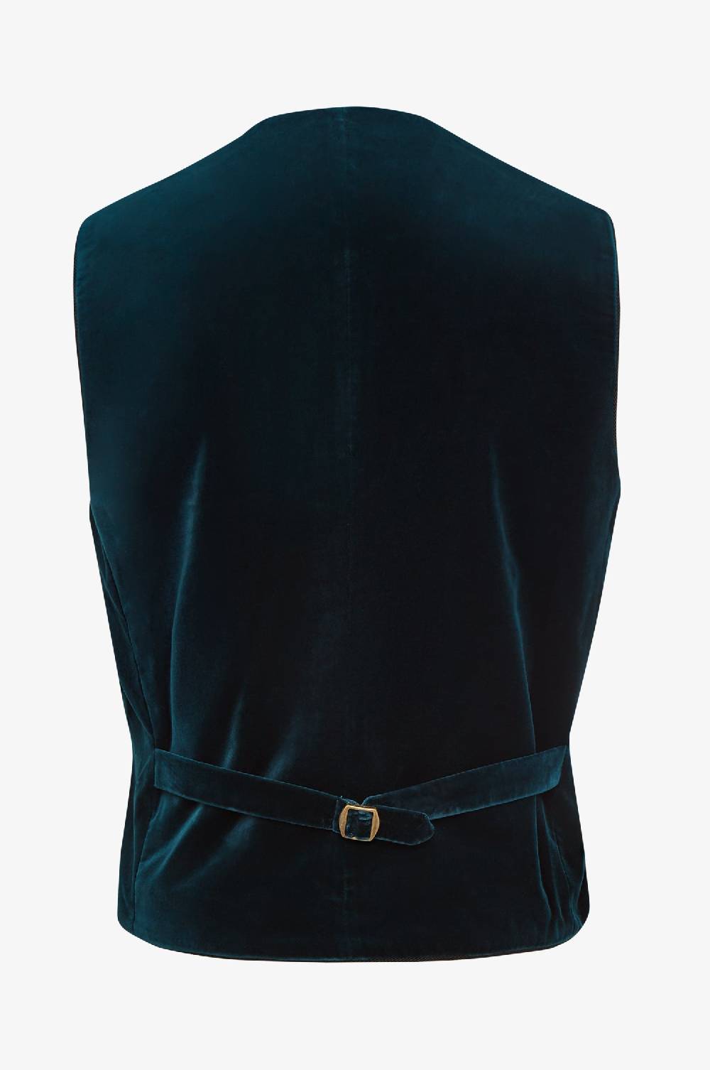 Kinga Mathe Gilet Florian aus Samt in Petrol Wochenangebot