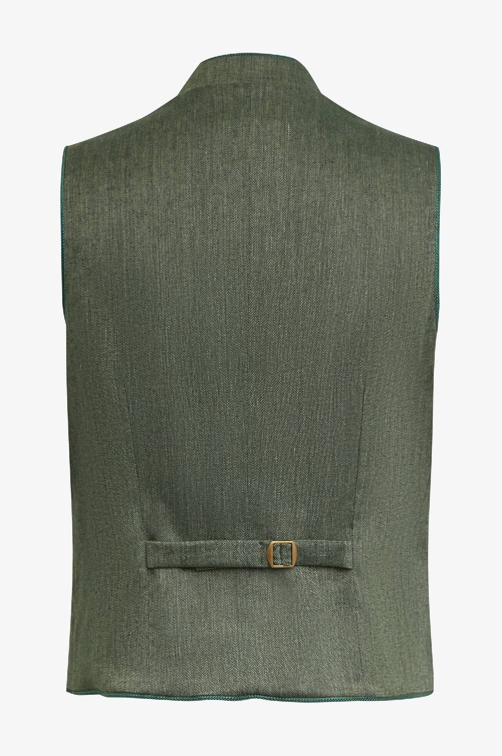 Kinga Mathe Trachtenweste Nick in Olive Neueste Stile