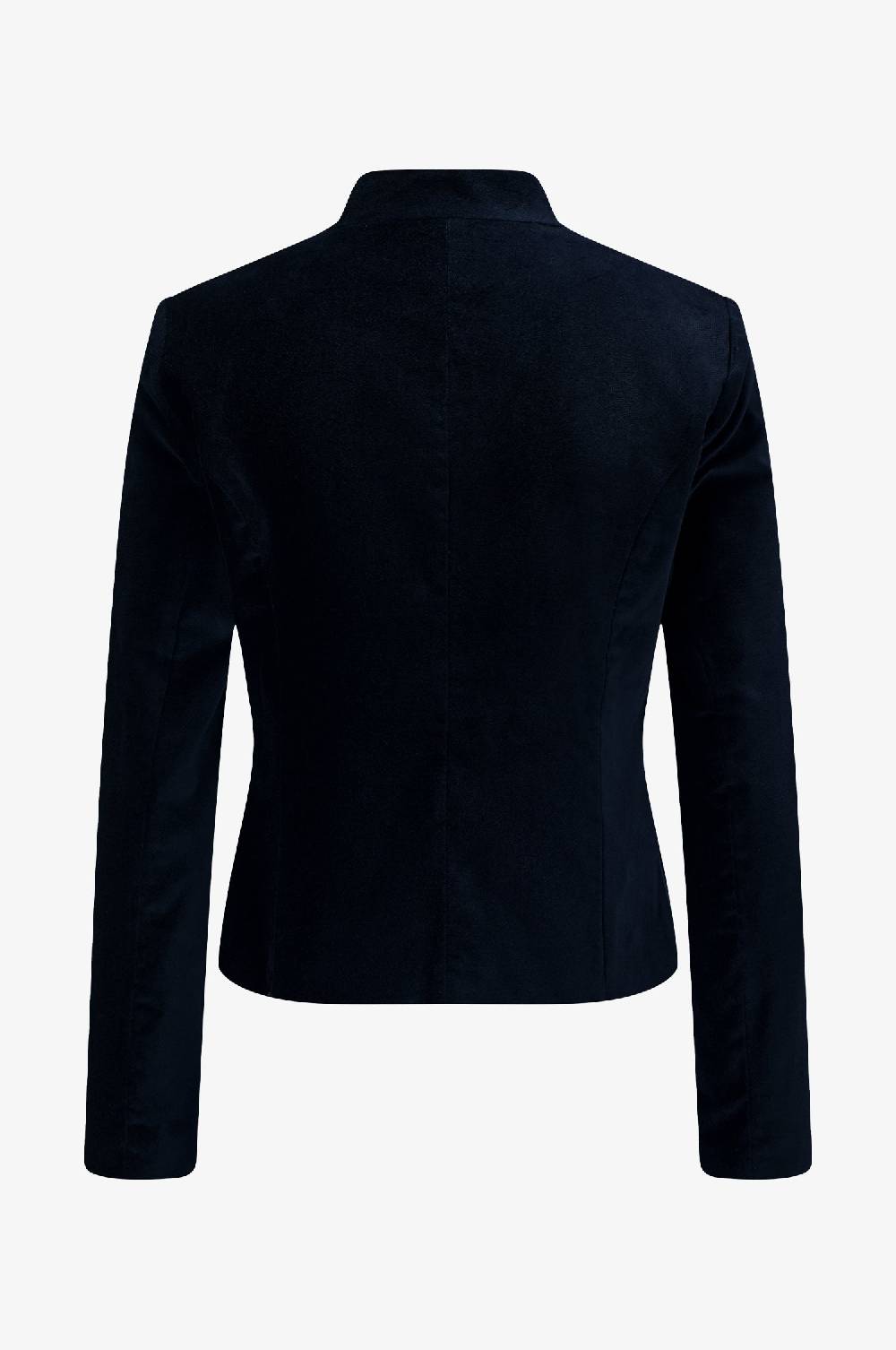 Kinga Mathe Jacke Constanze Samt in Nachtblau im Angebot