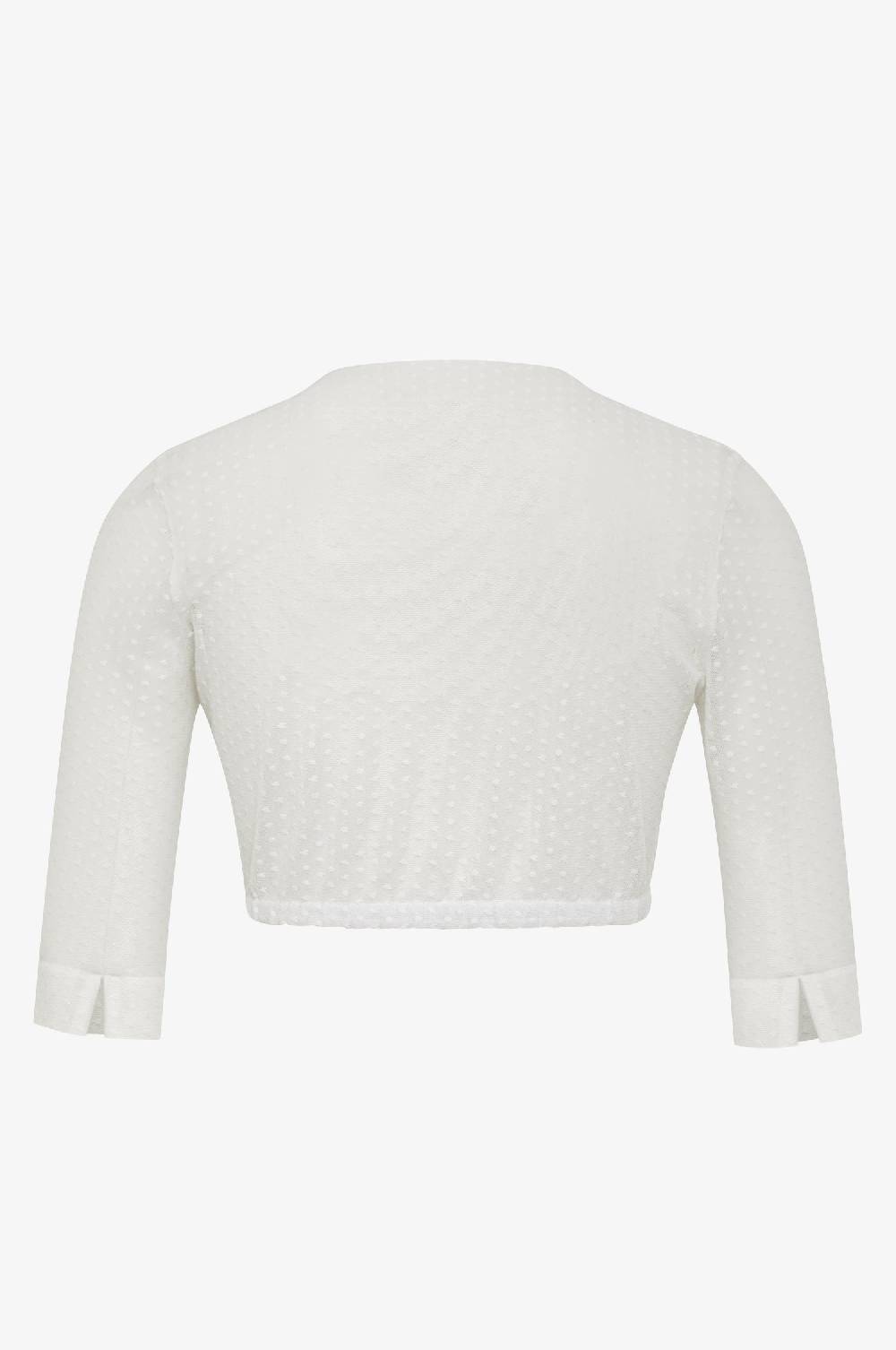 Kinga Mathe Dirndlbluse Lee mit Dreiviertelarm in weiß Black Friday