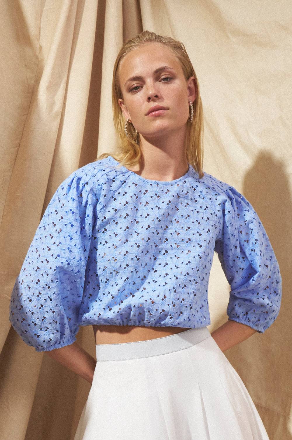 Kinga Mathe Bluse Kinga in blau Muttertagsangebot