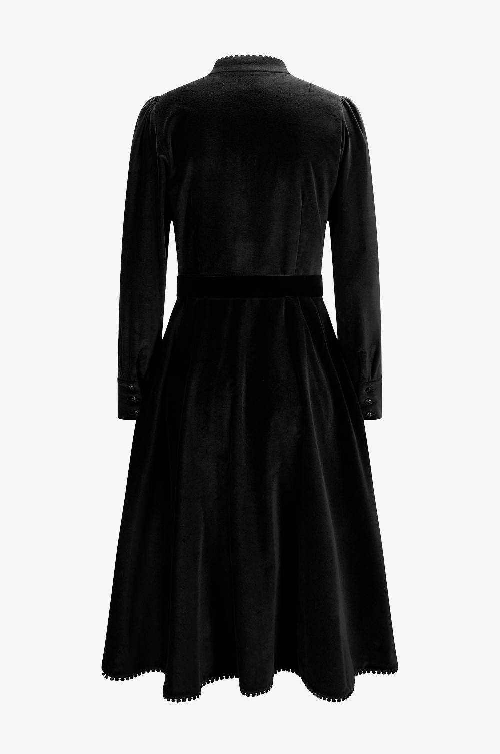 Kinga Mathe Samtkleid Ann in Schwarz Bis zu 55% Rabatt