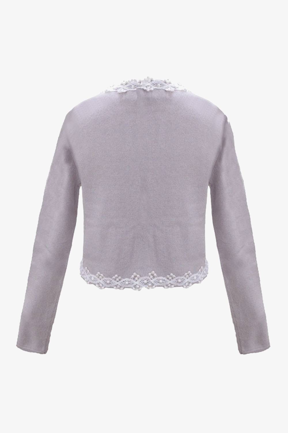 Kinga Mathe Cashmere Strickjacke Zoe in Taupe Speichern exportieren