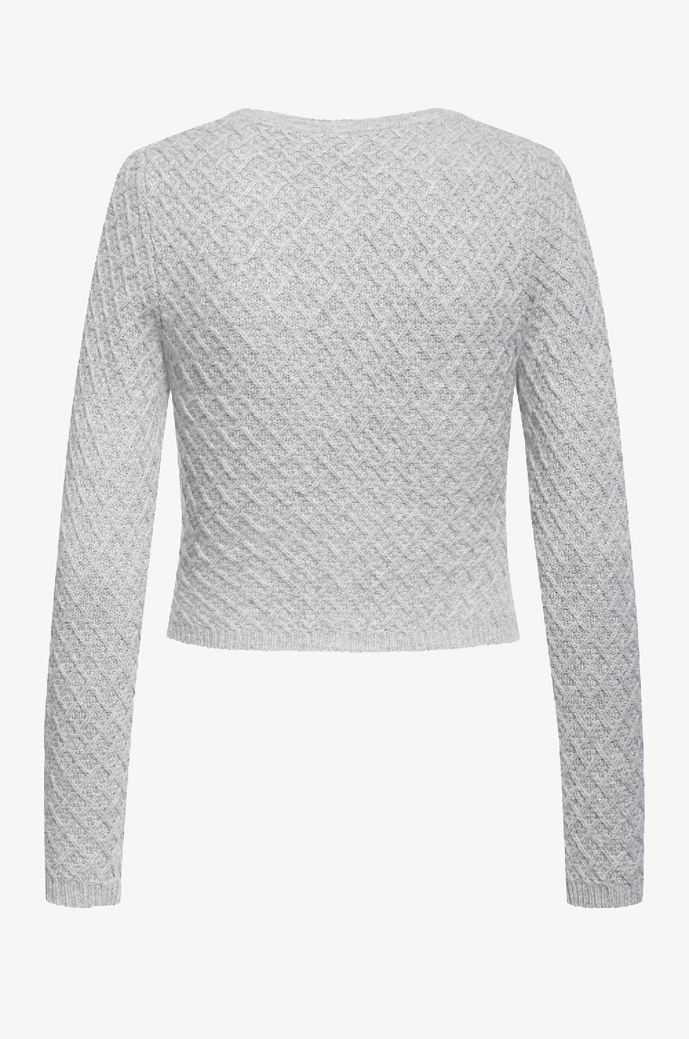 Kinga Mathe Cashmere Strickjacke Flora in Grau Schlussverkauf