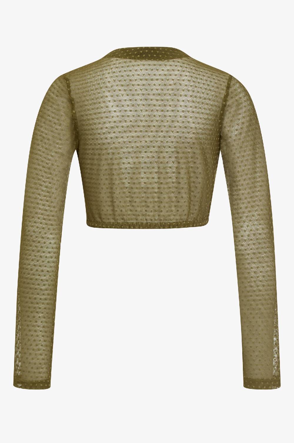 Kinga Mathe Dirndlbluse Lee in Olive Lagerräumung