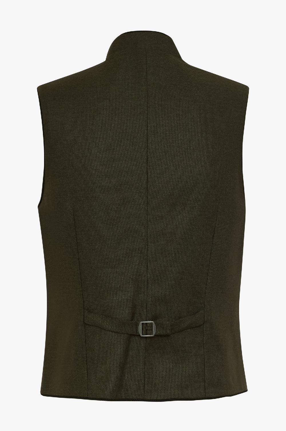 Kinga Mathe Gilet Nick aus Wolle in Loden Zeitlich begrenztes Angebot