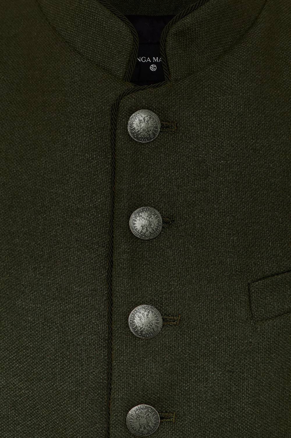 Kinga Mathe Gilet Nick aus Wolle in Loden Zeitlich begrenztes Angebot