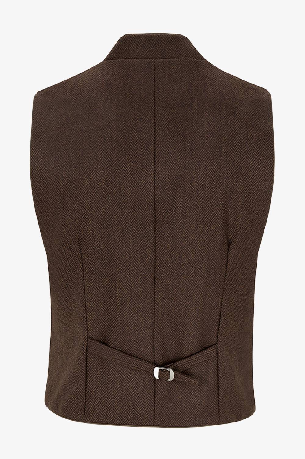 Kinga Mathe Gilet Nick aus Schurwolle in Bordeaux Bestseller