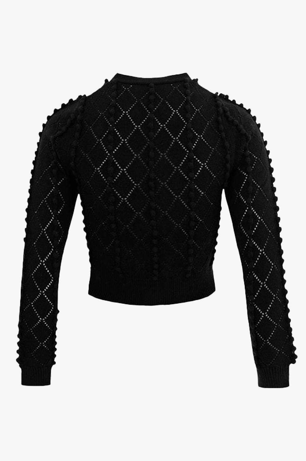 Kinga Mathe Cashmere Strickjacke Amalia in Schwarz Letzter Tag