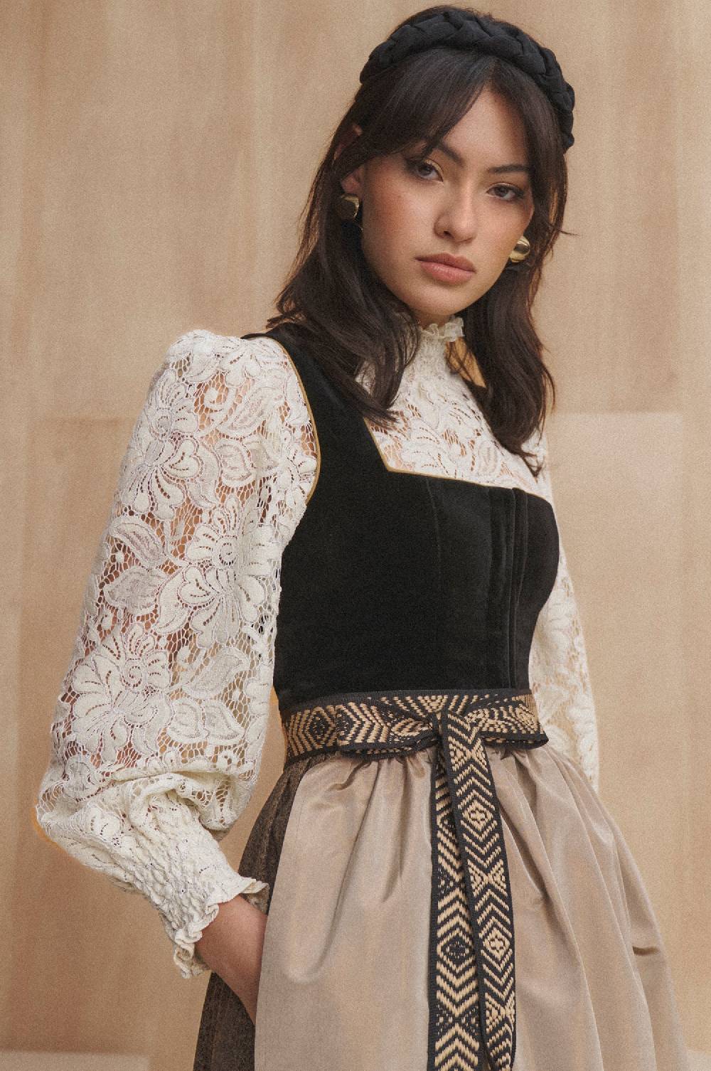 Kinga Mathe Bluse Aurelia in Ivory Fabrikladen