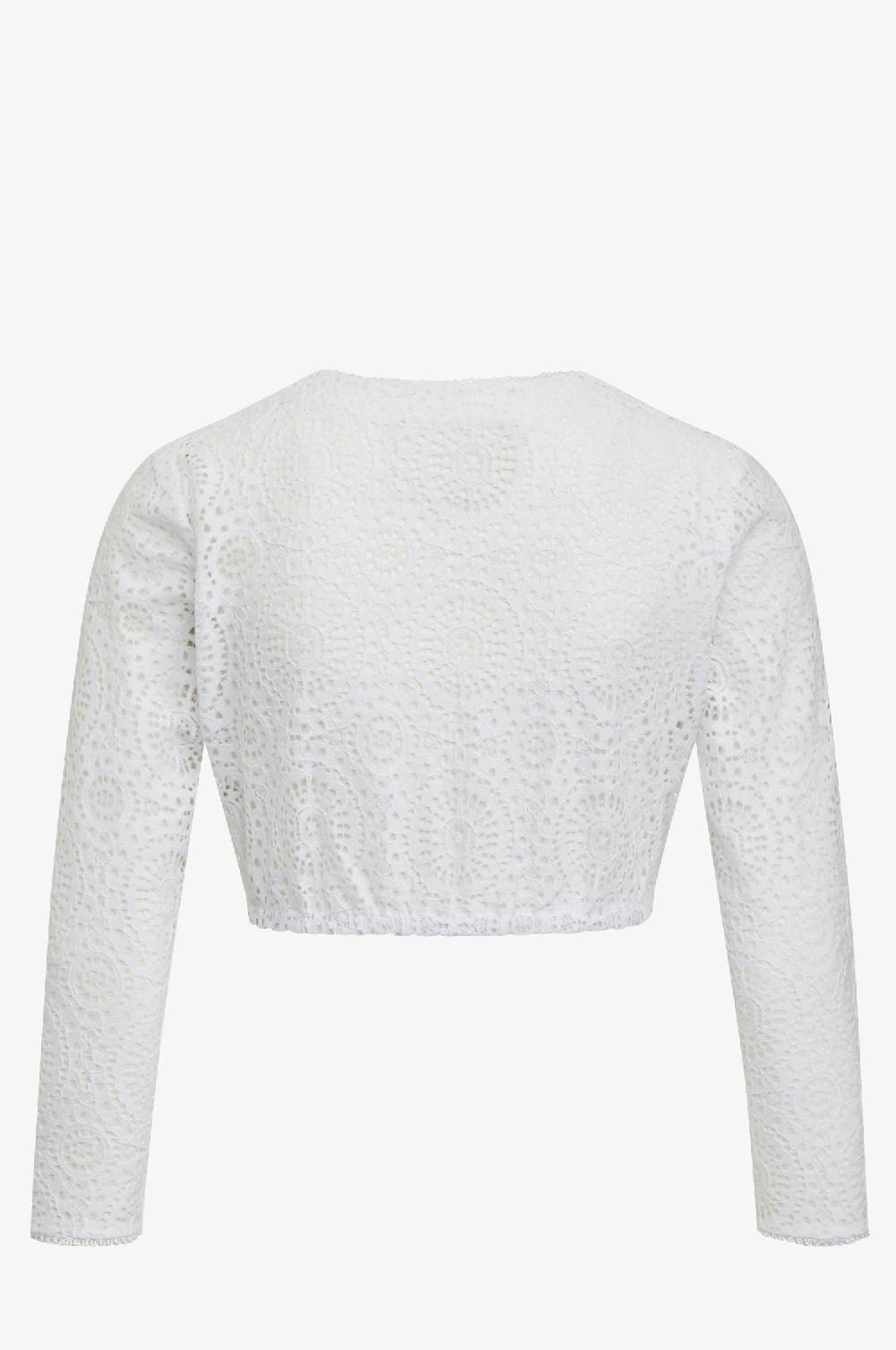 Kinga Mathe Dirndlbluse Samantha in Weiß Fabrik Onlineshop