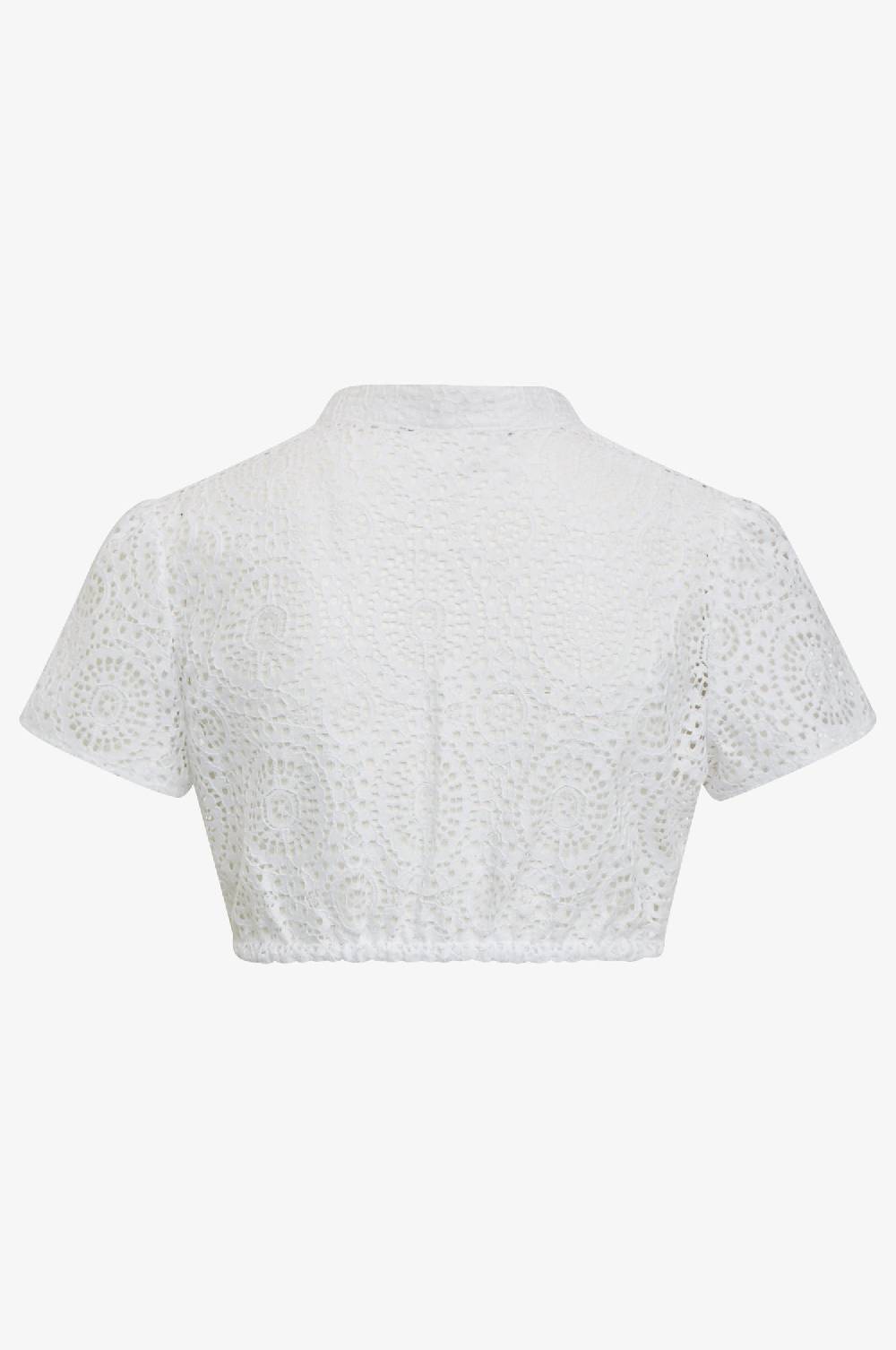 Kinga Mathe Dirndlbluse Suri in Weiß Sonderangebot