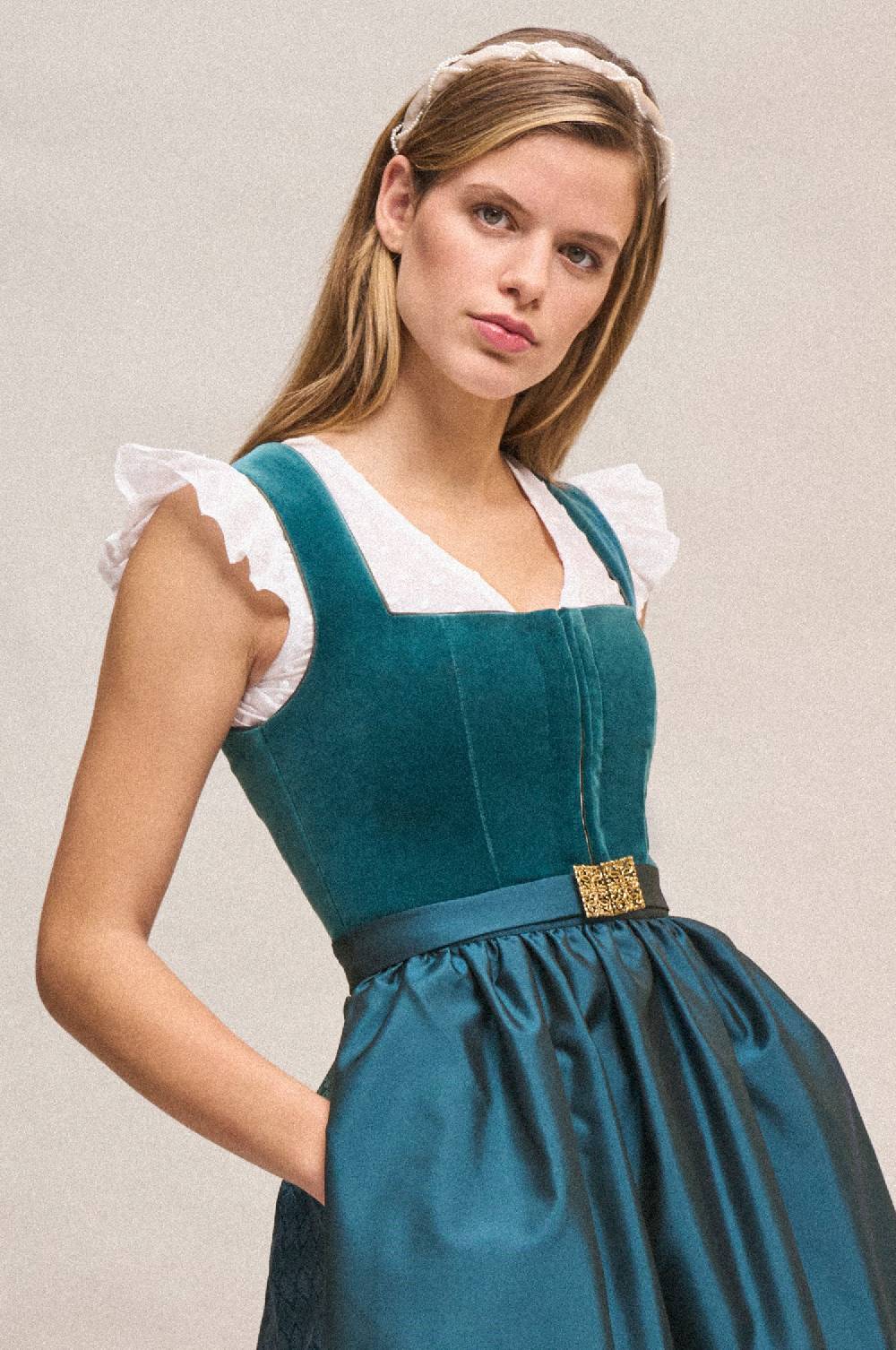 Kinga Mathe Dirndlbluse Kiki in Weiß Günstig kaufen