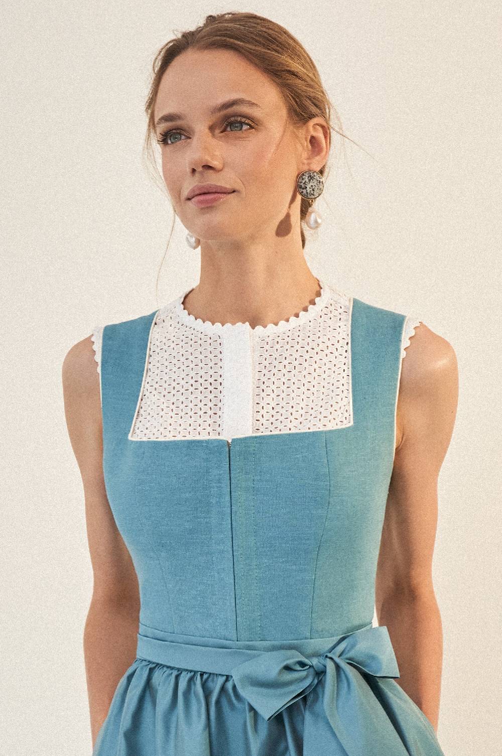 Kinga Mathe Dirndlbluse Romy in Weiß Jubiläumsangebot