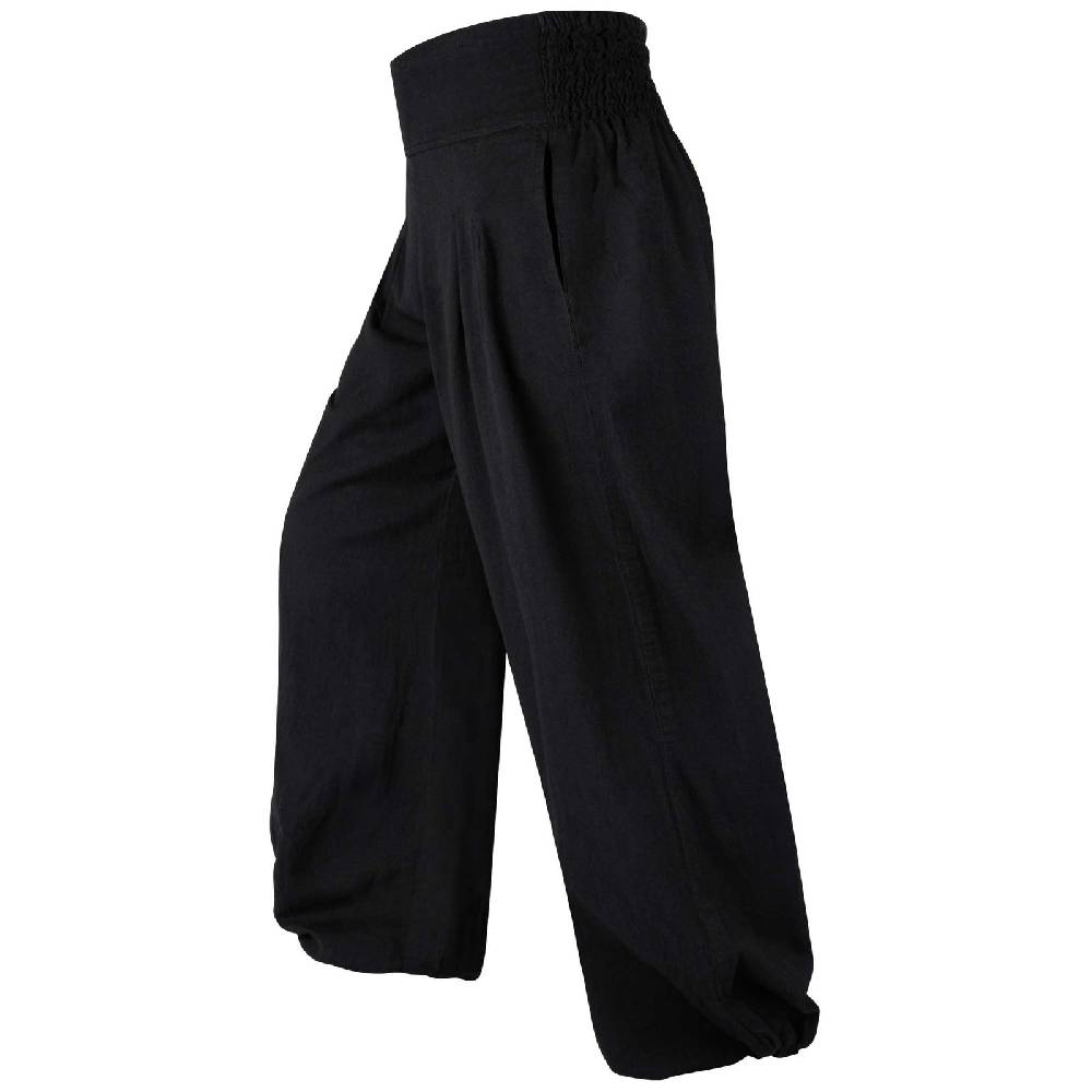 Kunst Und Magie KUNST UND MAGIE Yogahose Pumphose Pluderhose mehrfarbig aus Baumwolle lang Letzte 3 Tage