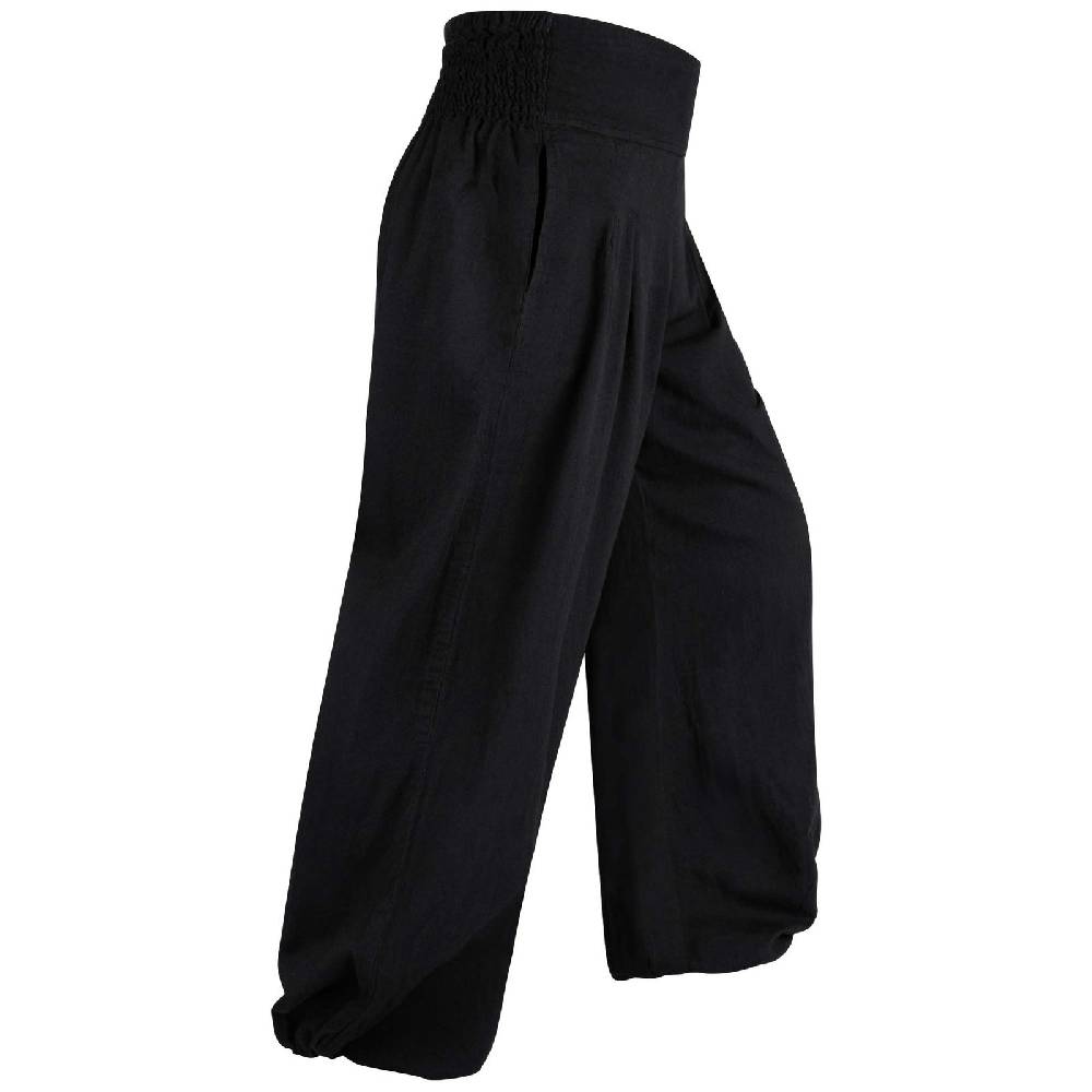 Kunst Und Magie KUNST UND MAGIE Yogahose Pumphose Pluderhose mehrfarbig aus Baumwolle lang Letzte 3 Tage