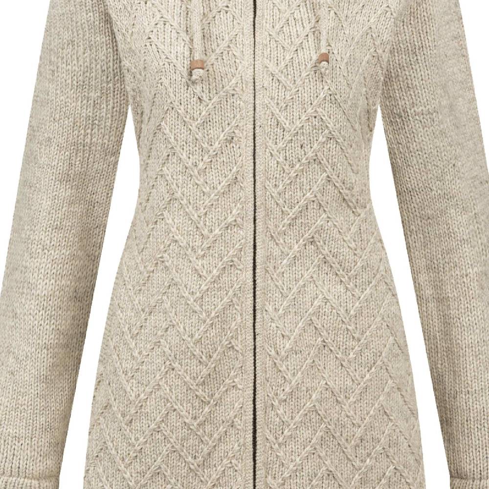 Kunst Und Magie ALMHUBER Klassische Damen Strickjacke Kurzmantel Winter Mantel Wolle Jacke Wollmantel Kapuze JETZT KAUFEN