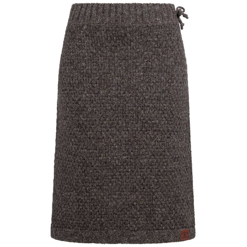 Kunst Und Magie Langer Strickrock Winter Woll Rock mit klassischem Waffel-Muster Wolle Boho Letzte 2 Tage