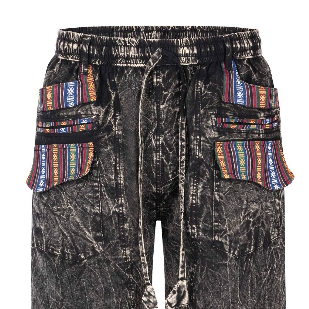Kunst Und Magie Kurze Aladin Herren Hose 3/4 Baggy Cargo Yoga Pants Hippie Goa Baumwoll Shorts Bis zu 60% Rabatt
