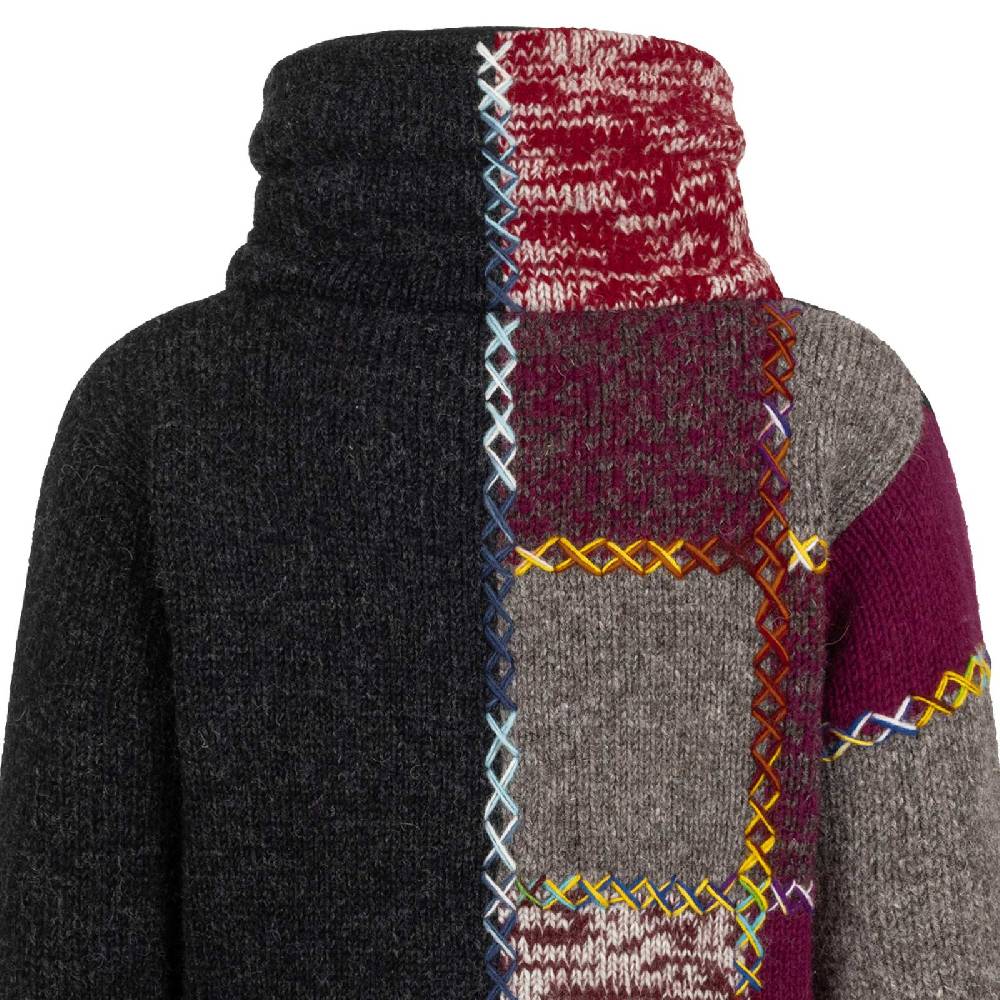 Kunst Und Magie Strickjacke Schurwolle Klassich Nordisch Wolle Jacke Thermo-Hoch Kragen Futter Unisex Bis zu 55% Rabatt