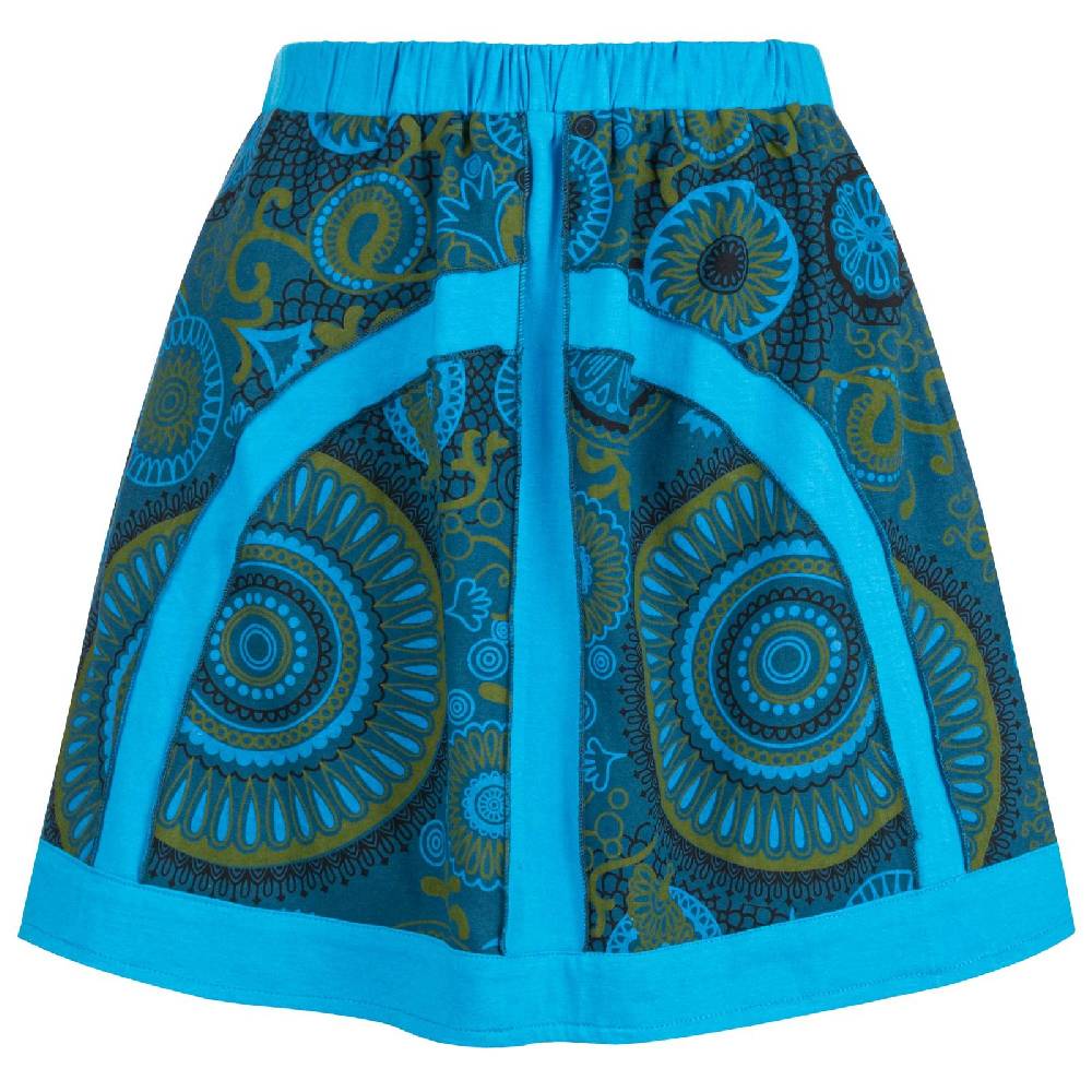 Kunst Und Magie Kunst und Magie Bunter Damen Rock kurzer Boho Rock Hippie Goa Super Rabatt