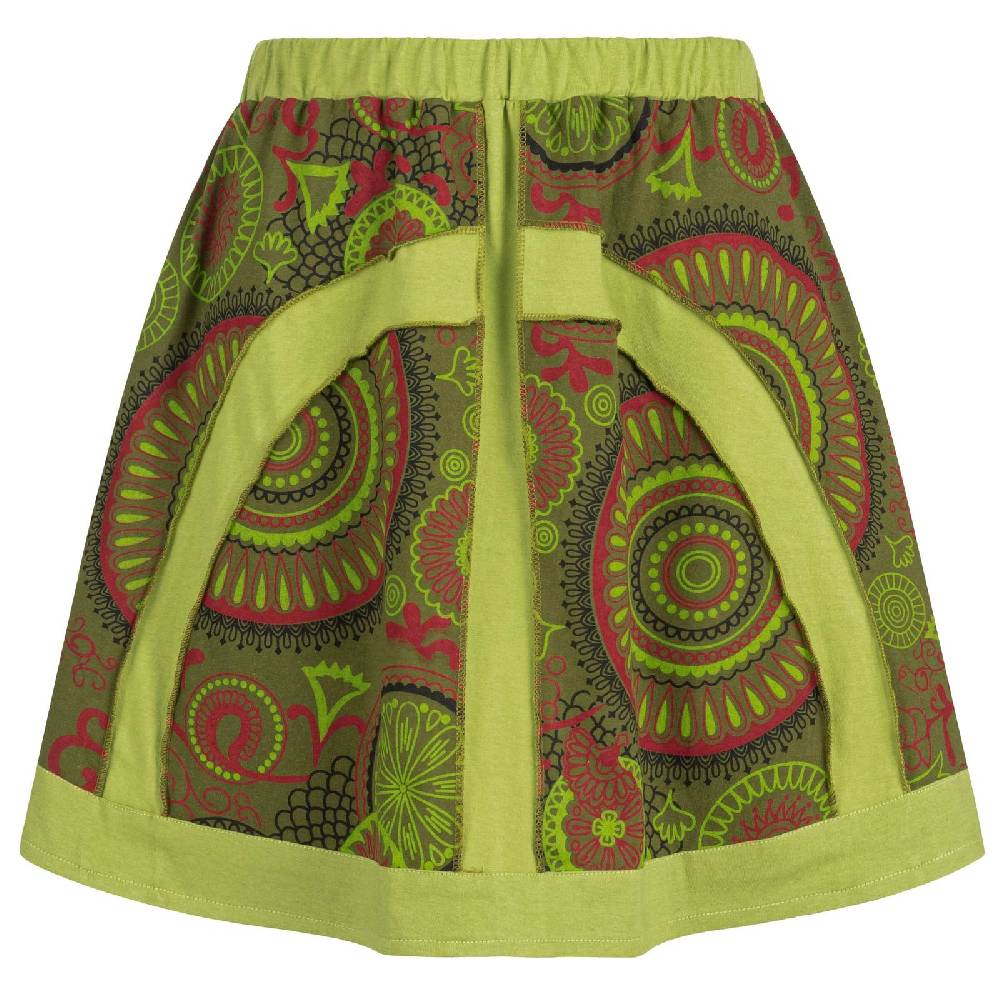 Kunst Und Magie Kunst und Magie Bunter Damen Rock kurzer Boho Rock Hippie Goa Super Rabatt