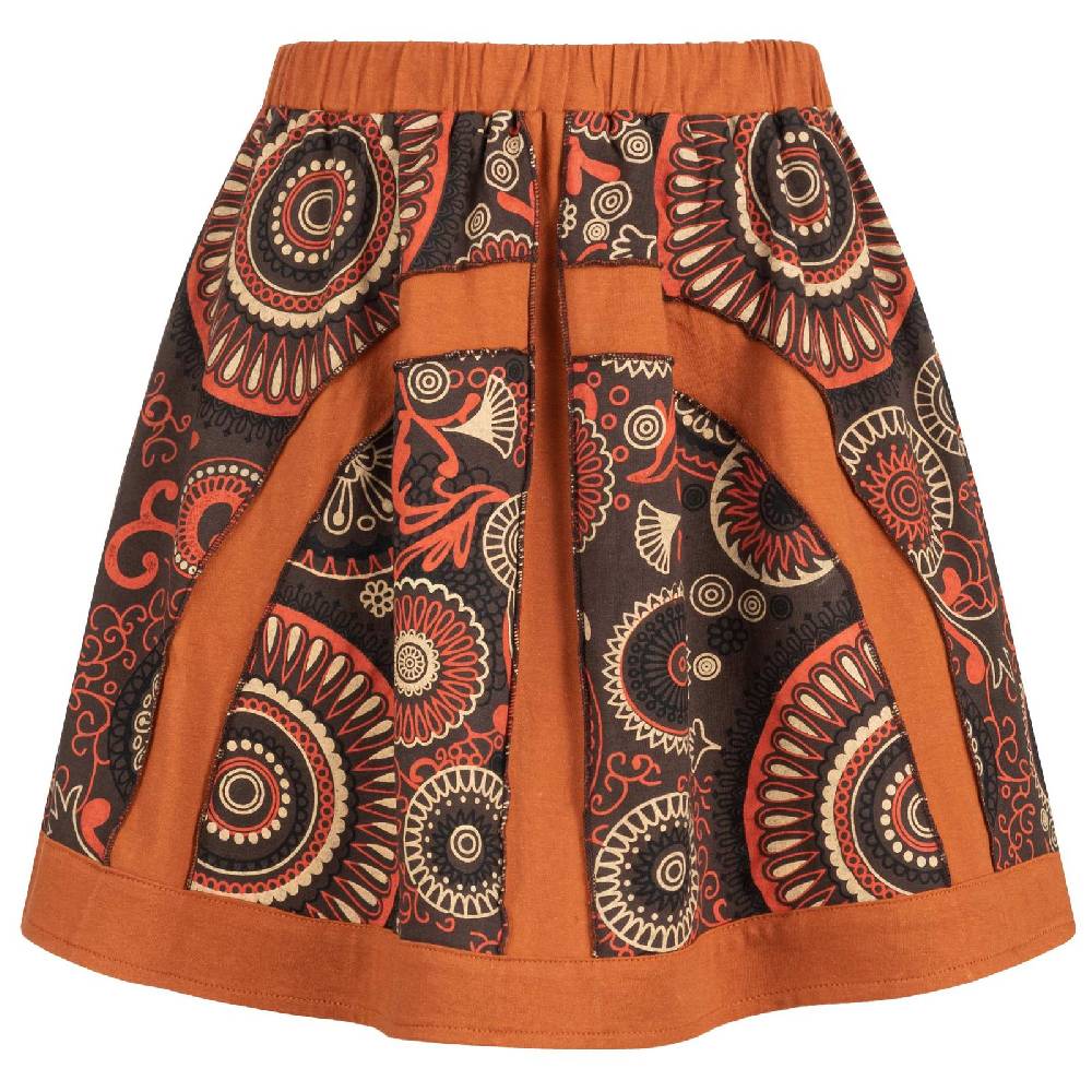 Kunst Und Magie Kunst und Magie Bunter Damen Rock kurzer Boho Rock Hippie Goa Super Rabatt