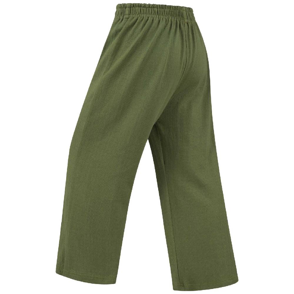 Kunst Und Magie Hose Psy Goa 70er Hippie Boho Ibiza Style Hippie Sommerhose Strick Gruen Black Friday Preise