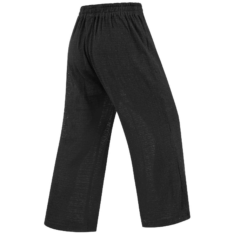 Kunst Und Magie Hose Psy Goa 70er Hippie Boho Ibiza Style Hippie Sommerhose Strick Schwarz Im Verkauf