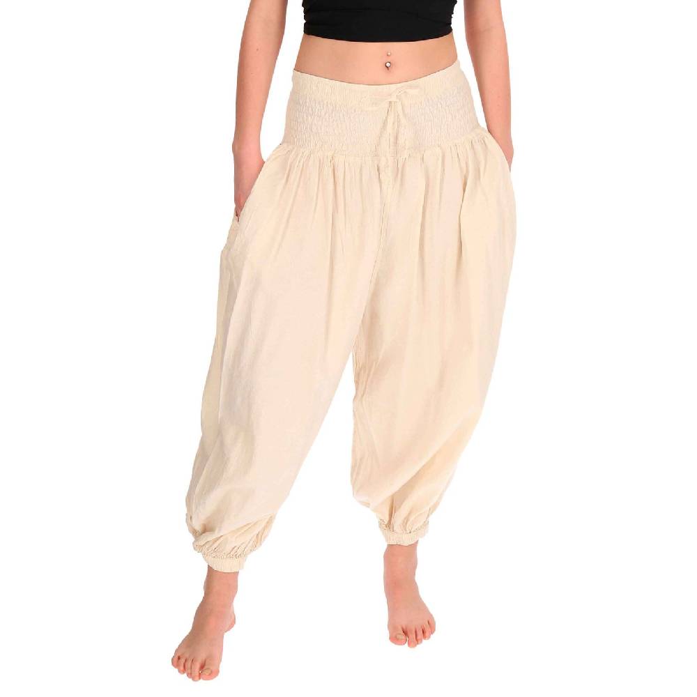 Kunst Und Magie Kunst und Magie Damen Hose Baumwoll Yoga Freizeit Haremshose Wellnesshose Pluderhose Ballonhose Angebote
