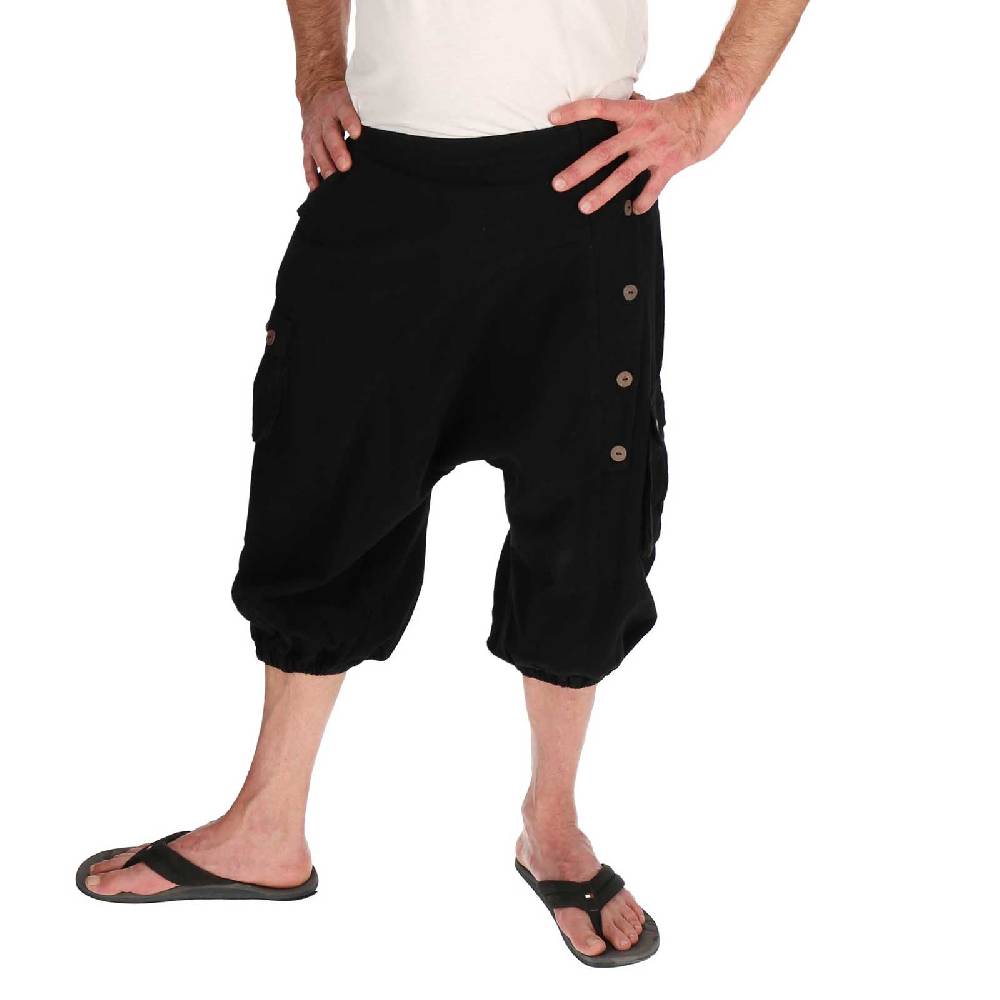 Kunst Und Magie Kurze Aladin Hose Unisex 3/4 Baggy Pants Hippie Goa Baumwoll Haremshose Fabrikpreis