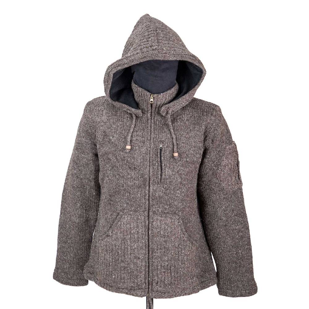Kunst Und Magie Herren Strickjacke Schurwolle Klassich Nordisch Wolle Jacke mit Kapuze Schurwolle Versandkostenfrei