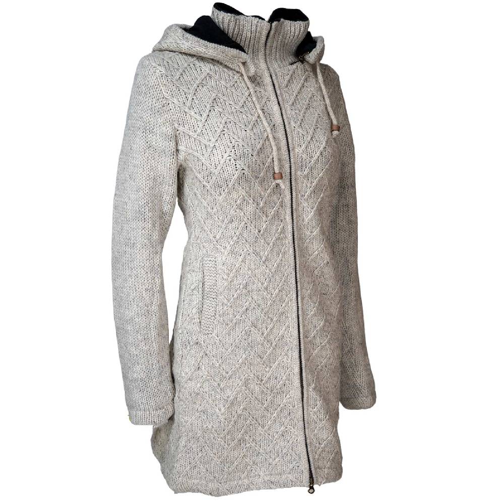 Kunst Und Magie Klassische Damen Strickjacke Kurzmantel Winter Mantel Wolle Jacke Wollmantel Kapuze Flash Sale