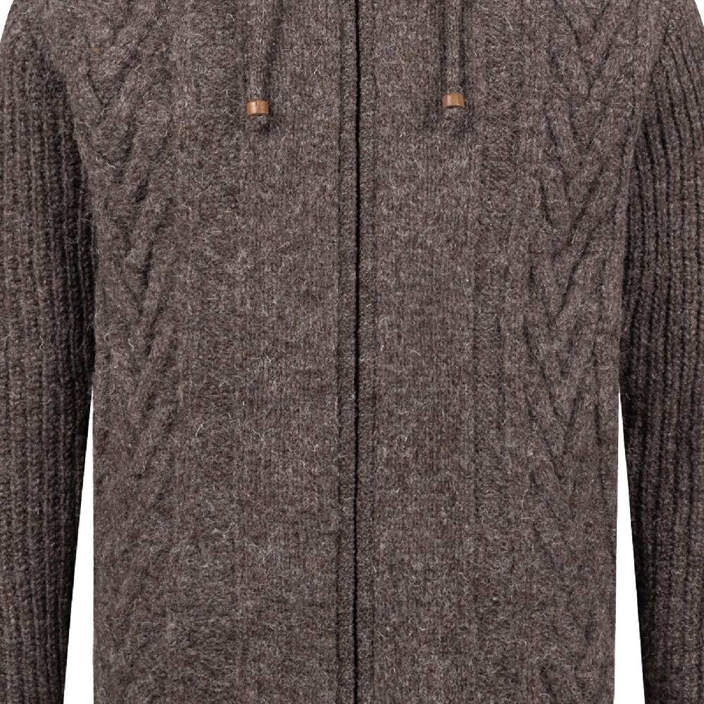Kunst Und Magie Herren Strickjacke Goa Wolle Jacke Fleecefutter Hochkragen Winterjacke Kurzmantel Kapuze Online Shopping