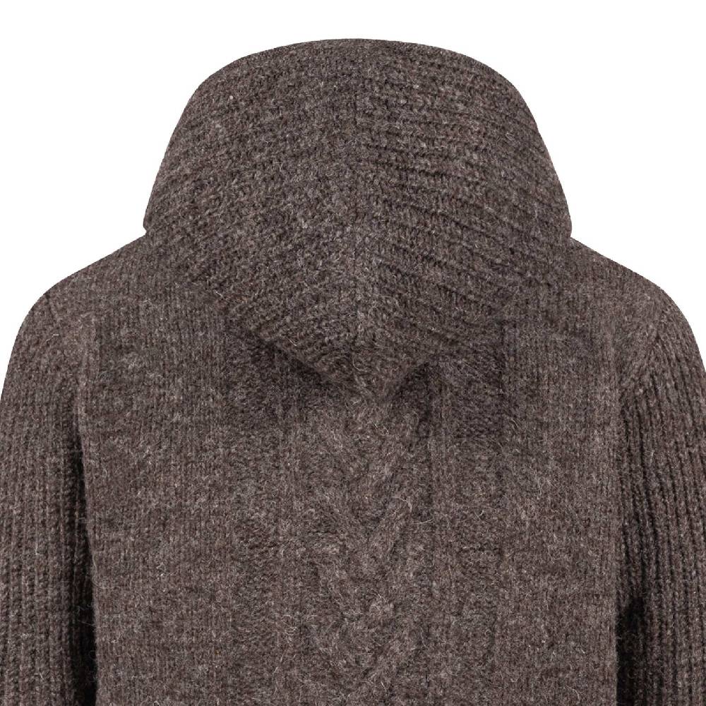 Kunst Und Magie Herren Strickjacke Goa Wolle Jacke Fleecefutter Hochkragen Winterjacke Kurzmantel Kapuze Online Shopping