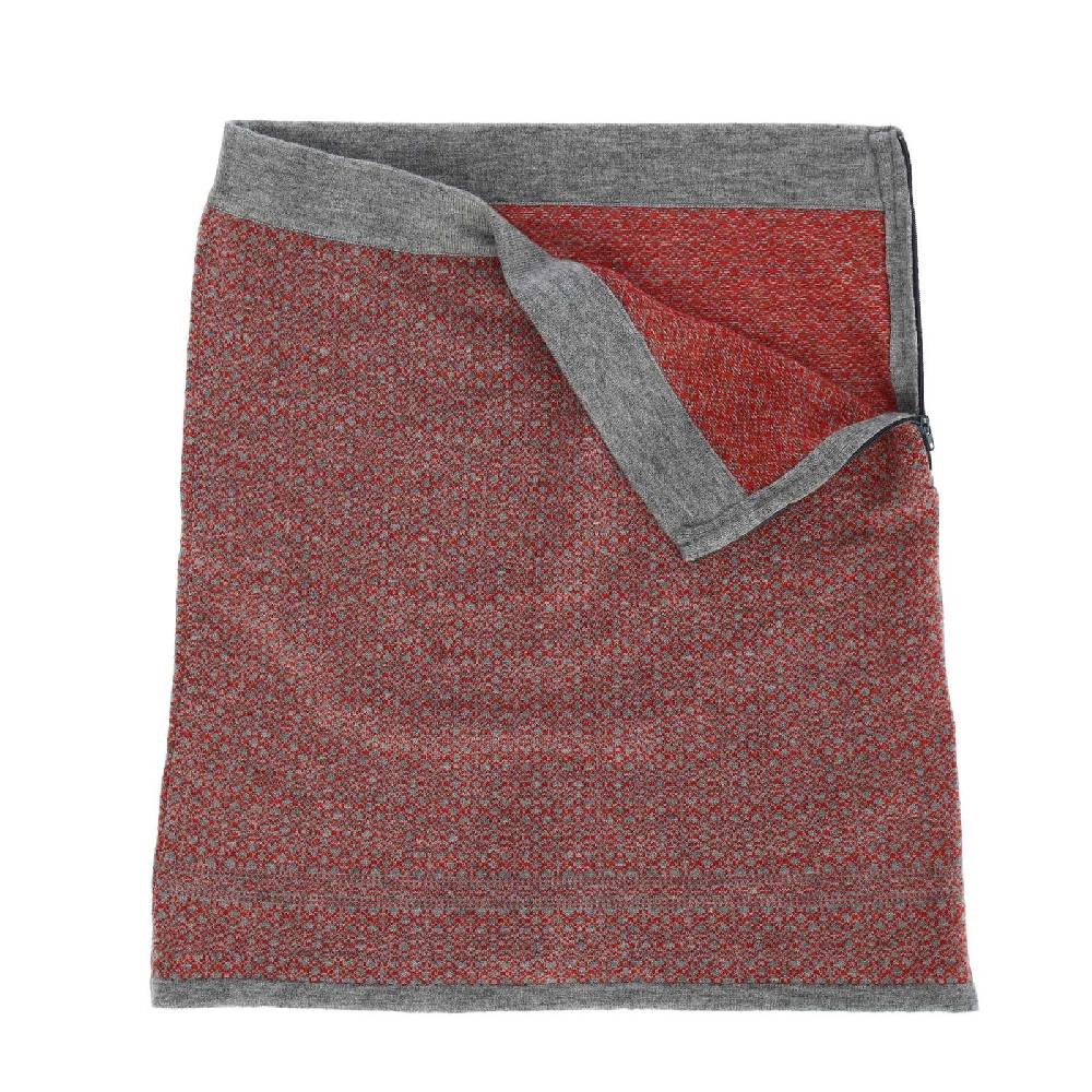Kunst Und Magie Bunter Strickrock kurzer Rock aus weicher Merinowolle Feinstrick Boho Merino Mini Jubiläumsangebot