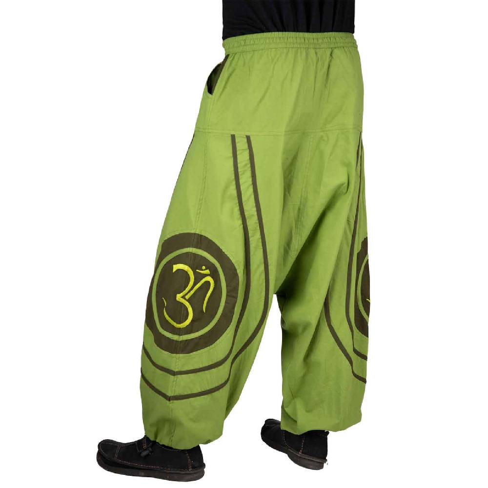Kunst Und Magie Unisex Psy Baggy Pants Hippie Hose Goa Baumwoll Cargo Haremshose OM Begrenzte Freigabe