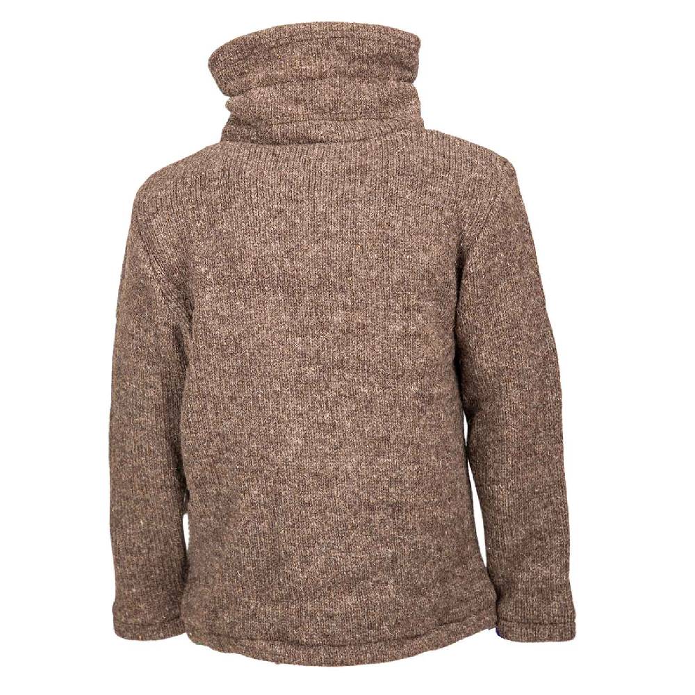 Kunst Und Magie Klassische Strickjacke Wolle Jacke mit Hochkragen Fleecefutter Letzter Tag