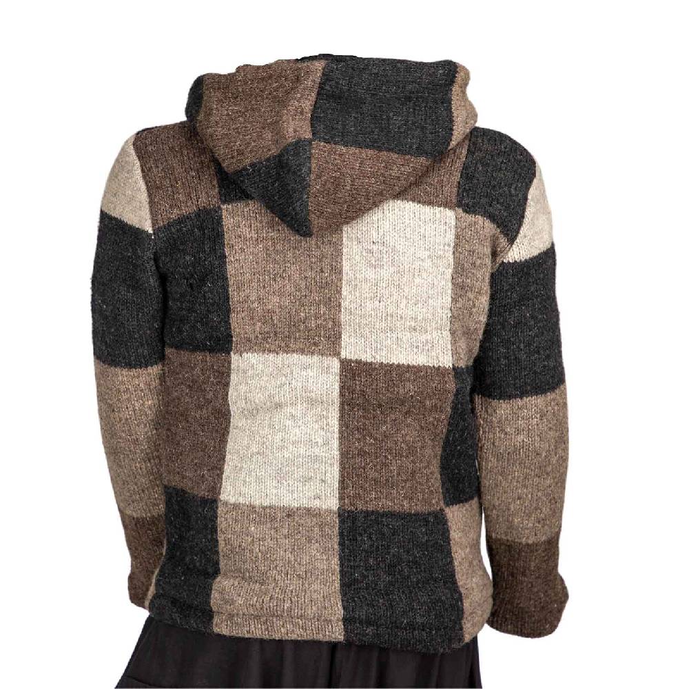Kunst Und Magie Baja Hoodie Strickjacke Wolle Jacke mit Kapuze Winter Pullover Zeitbegrenzte Promotion