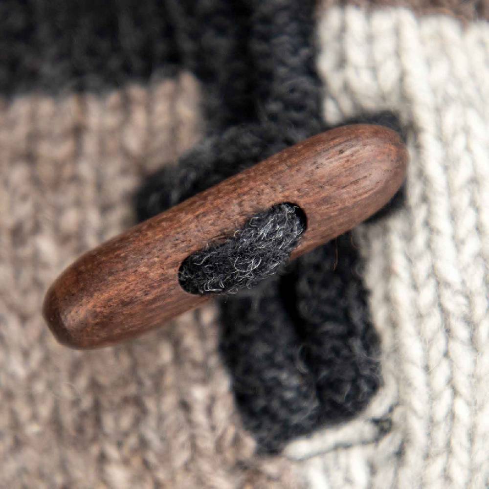 Kunst Und Magie Baja Hoodie Strickjacke Wolle Jacke mit Kapuze Winter Pullover Zeitbegrenzte Promotion